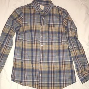 The Boy Shirt J. Crew plaid button down / size 6